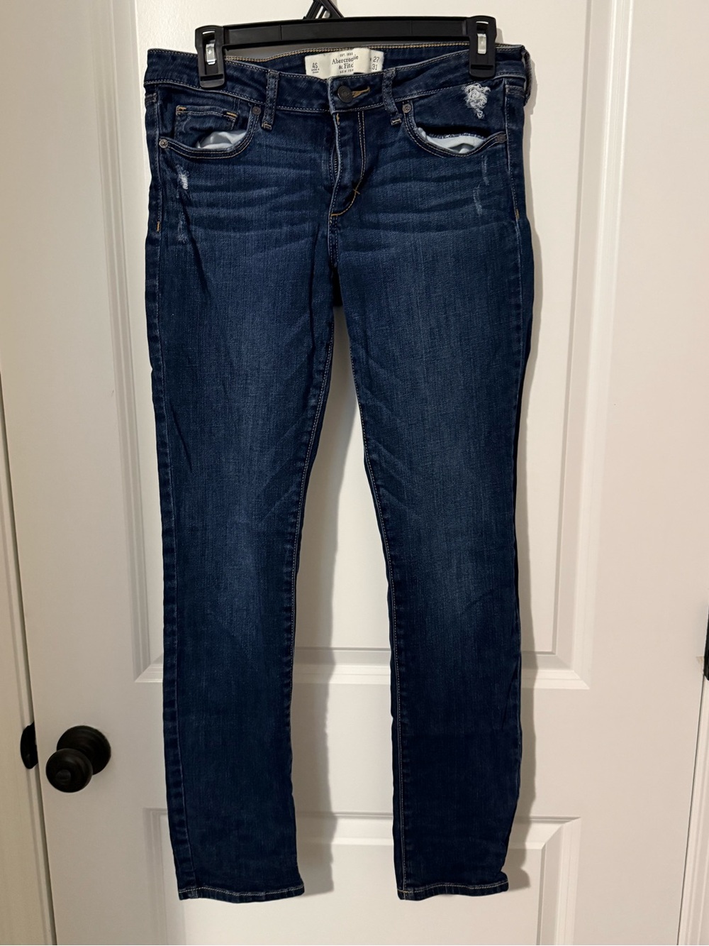 Abercrombie & Fitch Dark Blue Women's Slim Jeans